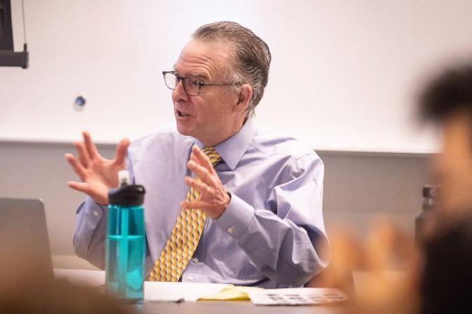 professor lecturing philosophy