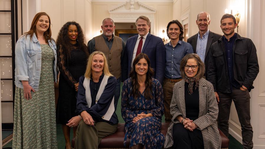 Praising Inaugural Theological Leadership Graduates Photo by Kyler Hanson